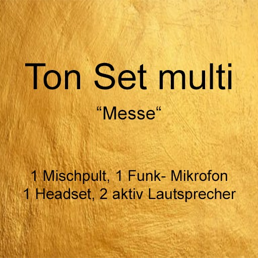 Ton Set multi "Messe"